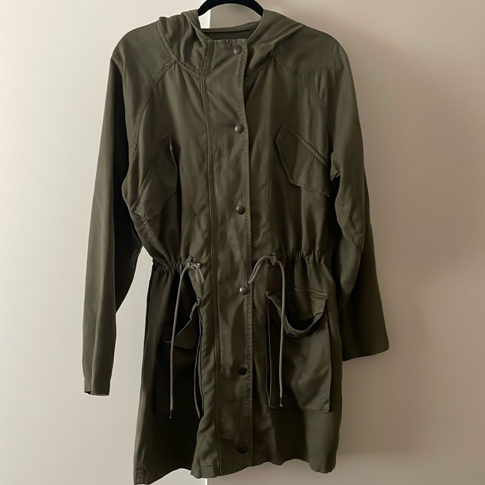 American Eagle Olive Green Anorak SzM